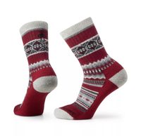 SMARTWOOL EVERYDAY SNOWED IN SWEATER CREW, tibetan red