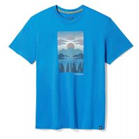 SMARTWOOL CHASING MOUNTAINS GRAPHIC SS TEE, laguna blue