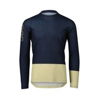 POC MTB Pure LS Jersey Turmaline Navy/Prehnite Green