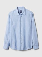 GAP 855351-01 Lněná košile Modrá