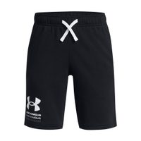 UNDER ARMOUR Boys Rival Terry Short, Black / Castlerock