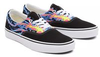 VANS UA ERA (ELECTRIC FLAME), BLACK/TRUE WHITE