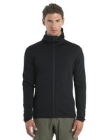 ICEBREAKER M Mer 560 Realfleece EleMtal II LS Zip H BLACK