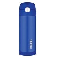 THERMOS Dětská termoska s brčkem 470 ml modrá