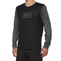 100% AIRMATIC Long Sleeve Jersey Black