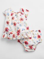 GAP 689194-00 Baby body floral set Barevná