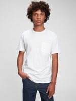 GAP 732836-00 Teen tričko z organické bavlny Bílá