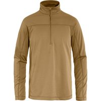 FJÄLLRÄVEN Abisko Lite Fleece Half Zip M Buckwheat Brown