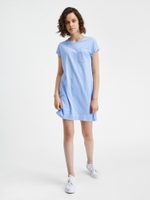 GAP 547684-18 Tričkové šaty s kapsičkou Modrá