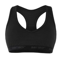 SENSOR MERINO DF women's bra black