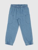 GAP 843650-00 Dětské kalhoty s kapsami Modrá