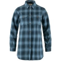 FJÄLLRÄVEN Övik Twill Shirt LS W Mountain Blue-Dawn Blue