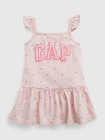 GAP 669245-00 Baby šaty s logem GAP Růžová