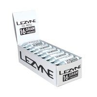 LEZYNE 16G BOX SILVER/ W/B STICKER (30PCS)