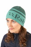 RAB Logo Band Beanie, green slate/glacier blue