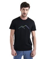 ICEBREAKER M Mer 150 Tech Lite III SS Tee Peak Glow BLACK