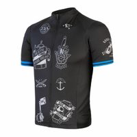 SENSOR CYKLO TOUR pánský dres kr.rukáv black tattoo