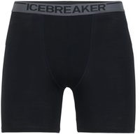 ICEBREAKER M Anatomica Long Boxers, BLACK