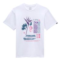 VANS WARPED VACATION SS TEE, White