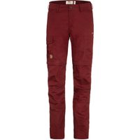 FJÄLLRÄVEN Karla Pro Zip-off Trousers W Bordeaux Red