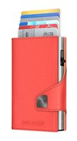 TRU VIRTU Wallet Click & Slide - vegan Bio Apple Coral