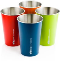 GSI OUTDOORS Glacier Stainless Pint Set 0,5l multi color