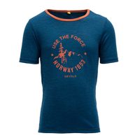 DEVOLD Force Kid Tee, Skydiver Dark