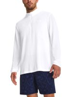 UNDER ARMOUR SEAMLESS STRIDE 1/4 ZIP-WHT