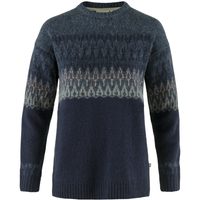 FJÄLLRÄVEN Övik Path Knit W Dark Navy-Navy