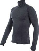 SENSOR MERINO BOLD pánské triko dl.rukáv anthracite gray