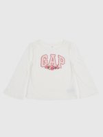 GAP 794152-00 Dětské tričko s logem GAP Bílá