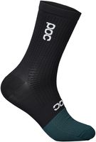 POC Flair Sock Mid, Uranium Black/Dioptase Blue