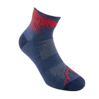 LA SPORTIVA Ultra Running Socks, Deep Sea/Cherry Tomato