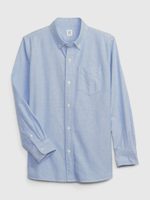 GAP 460353-00 Dětská košile oxford Modrá