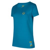 LA SPORTIVA Climbing on the Moon T-Shirt W Turchese/Giallo