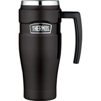THERMOS Waterproof thermo mug with handle 470 ml mat black