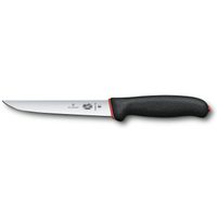 VICTORINOX Dual Grip, boning knife, 15cm, straight, black/red