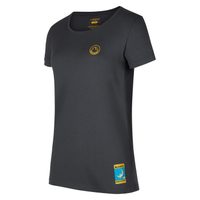 LA SPORTIVA Climbing on the Moon T-Shirt W, Carbon/Giallo