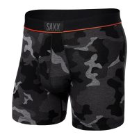 SAXX ULTRA SUPER SOFT BB FLY, Supersize Camo - Black