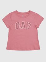 GAP 789406-00 Dětské tričko s logem GAP Růžová