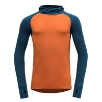 DEVOLD Expedition Merino 235 Hoodie Man, Flame/Flood