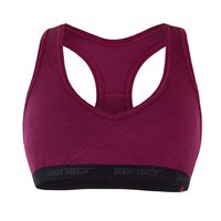 SENSOR MERINO DF women's bra, lilla