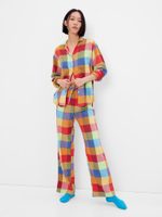 427128-06 Kostkované flanelové pyžamo Barevná