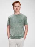 GAP 682080-08 Teen tričko z organické bavlny Zelená