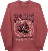 VANS LUCKY STREAK LS TEE WITHERED ROSE