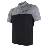 CYKLO MOTION men's full-zip jersey, grey/black