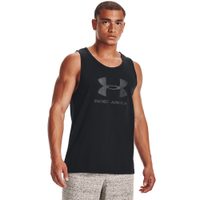 UNDER ARMOUR SPORTSTYLE LOGO TANK, black