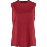 FJÄLLRÄVEN Abisko Wool Tank Top, W Pomegranate Red