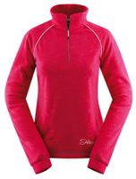 HANNAH STERE, Rose red - women's fleece turtleneck