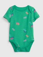 GAP 599643-01 Baby body s logem Zelená